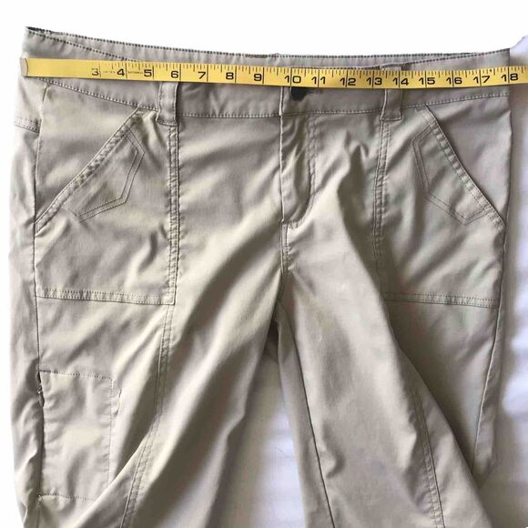 prAna Monarch Convertible Pants Women 14 Outdoor Gorpcore Hiking Shorts *flaw - Picture 9 of 11